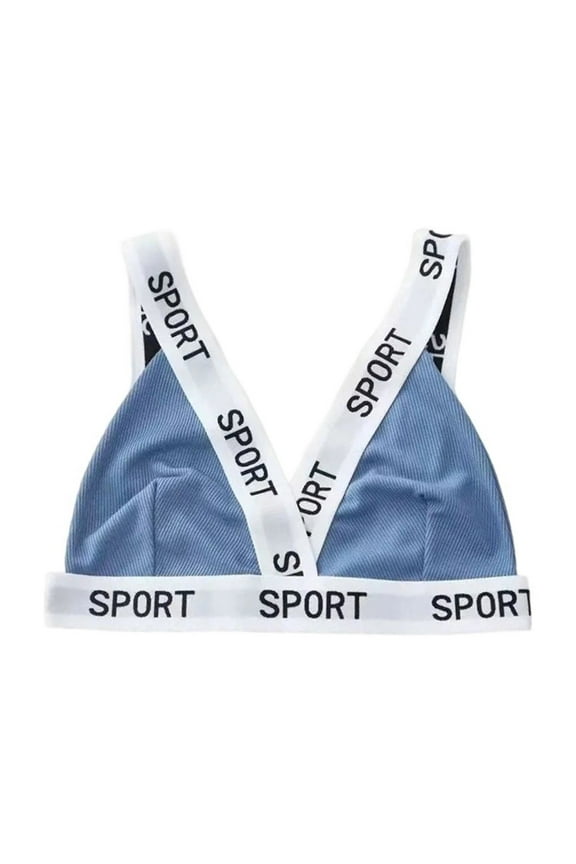 Women's Sports Bra Shock Absorbing Running Bra Backless Wrap-Around Bra Lifts and Supports the Bust