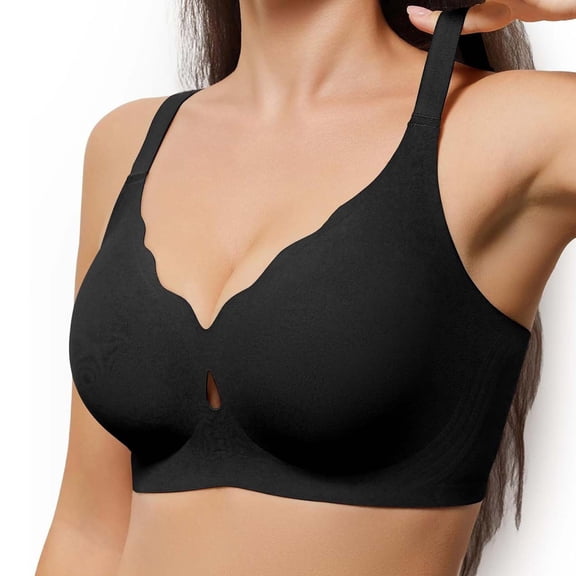 PNTUTB Women's Sports Bra with Adjustable Straps Back Closure Seamless Wire-Free Yoga Fitness Quick-Dry Shock-Absorbing Push-Up Sports Bra