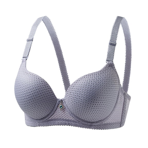 PNTUTB Women's Sports Bra with Adjustable Straps Underwire Support Anti-Sagging Shock Absorption Gathering Effect Comfortable and Breathable