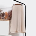 thumbnail image 1 of PNTUTB Women's Summer Commuter Fashion Solid Color One Piece Tie Waist Slit Casual Loose Comfortable Skirt, 1 of 6