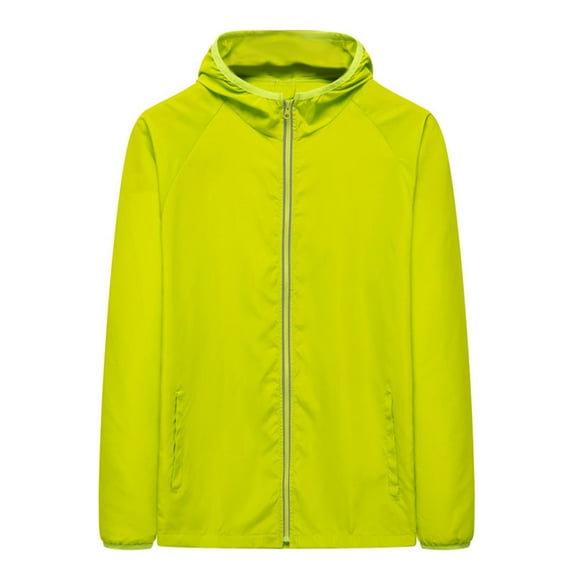 PNTUTB Women's Summer Solid Color Zipper Pocket Breathable Waterproof Sun Protection Outdoor Clothing