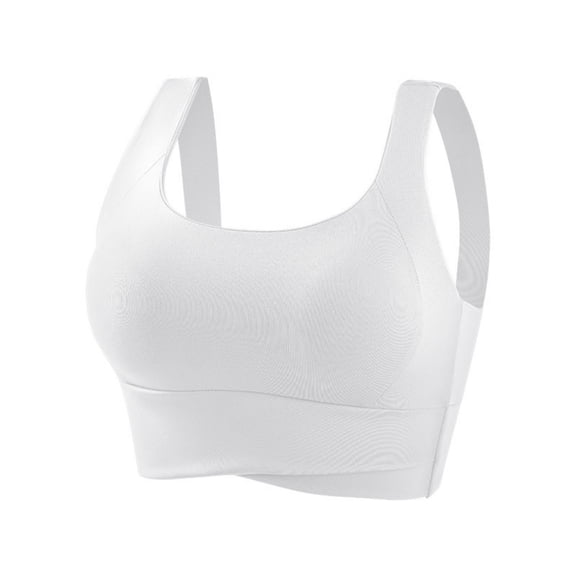 PNTUTB Women's Tank-Style Wide-Strap Sports Bra Quick-Dry Workout Bra Full Coverage Shock-Absorbing Support Shaping and Lift-Enhancing Athletic Bra
