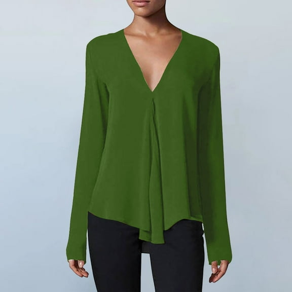 PNTUTB Womens Oversized Tee Shirts Long Sleeve T Shirt Fashion Workout Casual Loose Neck Layer Blouse