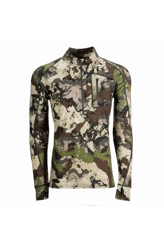 PNUMA Adult Male Merino Wool Base Layer 1/4 Zip Caza Pullover, Size: 2XL (ME-QZ-CZ-2XL)