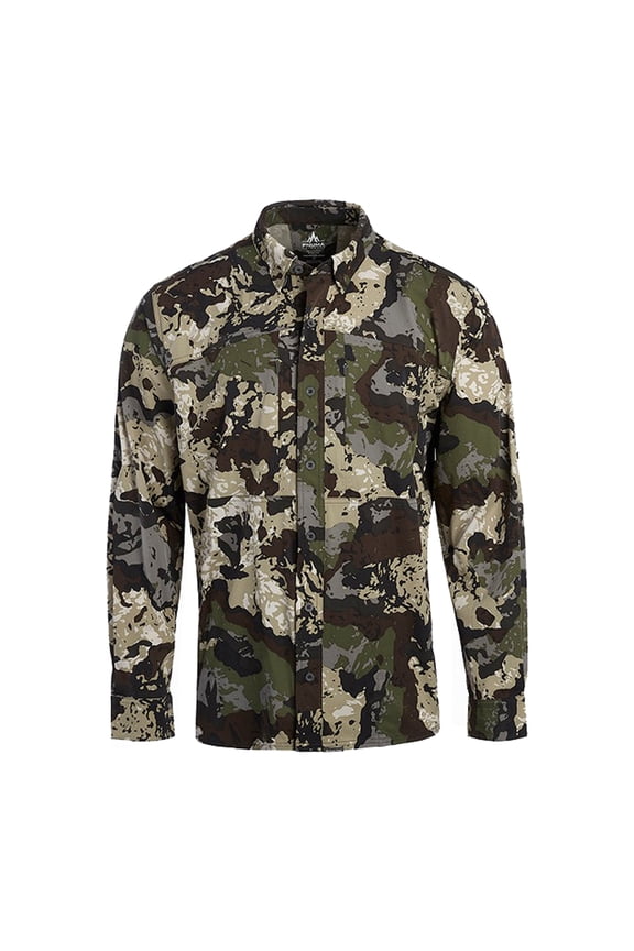 Adult Male Shooter Long Sleeve Shirt, Color: Caza, Size: XL (SS-LS-CZ-XL)