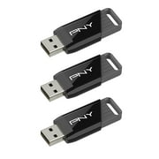 PNY 128GB Attach  X USB 3.2 Gen 1 Flash Drive, Advanced Performance Up to 130MB/s Read, Everyday Data Store & Transfer, Reliable Portable Storage, Durable, Type-A, Computers, Laptops, Desktops, 3Pack