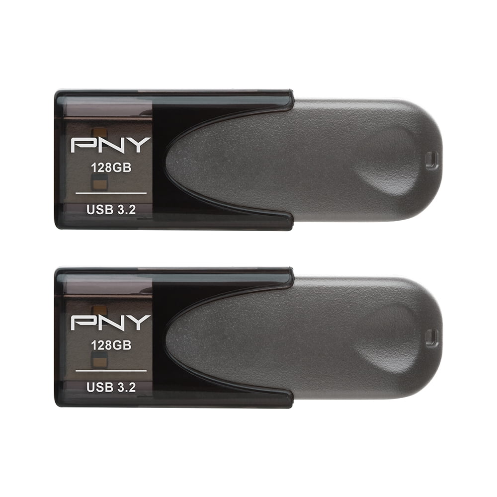 PNY 128GB Elite Turbo Attaché 4 USB 3.2 Flash Drive 2-Pack