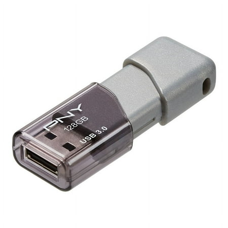 PNY - Elite Turbo Attache 4 128GB USB 3.2 Flash Drive - Black