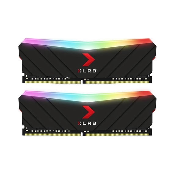 PNY XLR8 Gaming 16GB (2x 8GB) EPIC-X RGBTM DDR4 3200MHz CL16 1.35V (XMP Compatible) Desktop Memory Kit