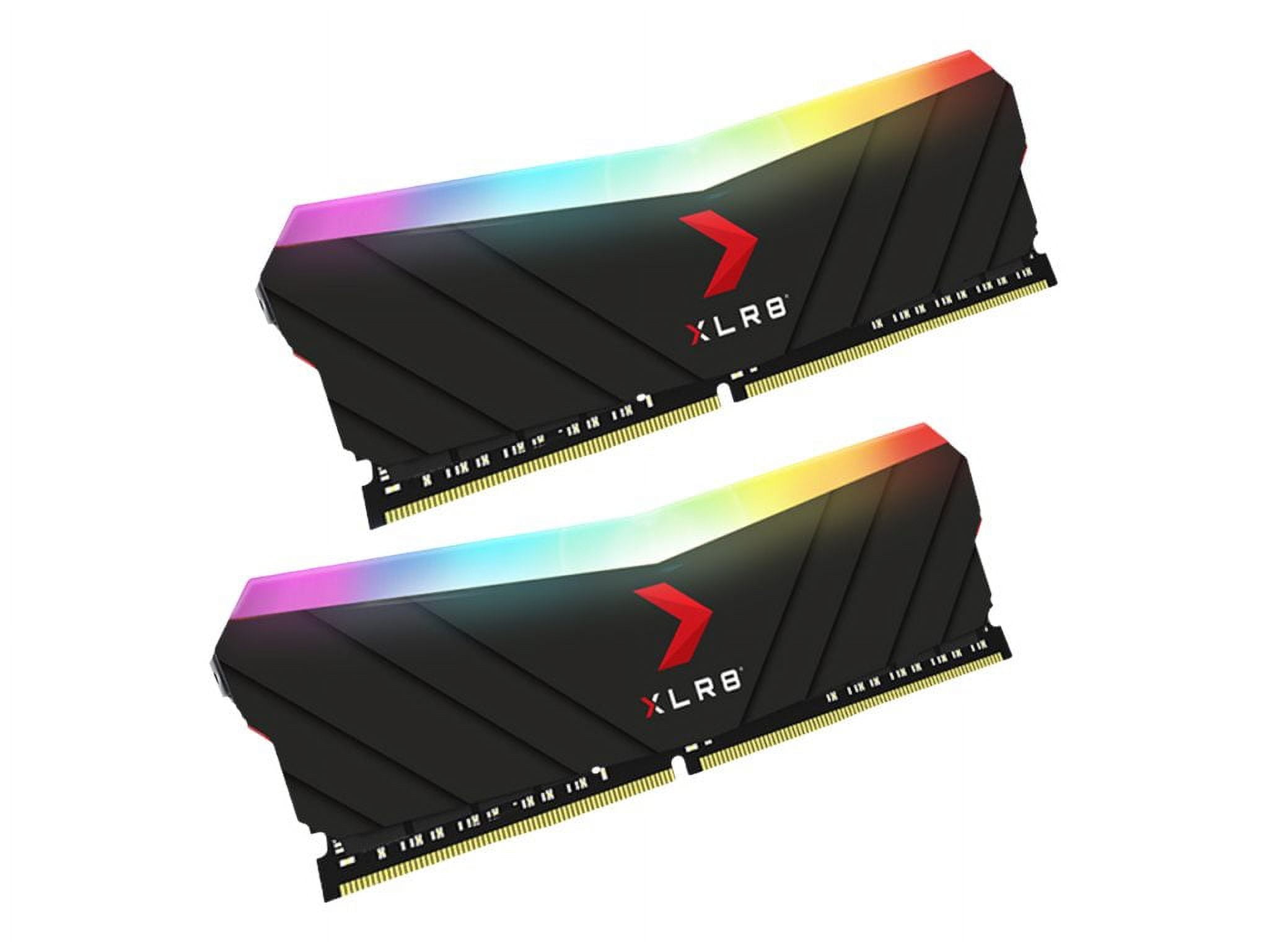 PNY 16GB (2x 8GB) XLR8 Gaming EPIC-X RGB™ DDR4 3600MHz Desktop Memory Kit 