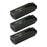 PNY 16GB Attache USB 2.0 Flash Drive - 3 Pack