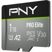 PNY 1TB Pro Elite Class 10 U3 V30 Micro SDXC Flash Memory Card