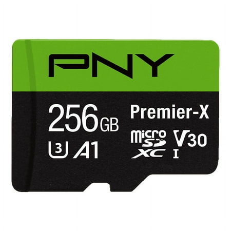 PNY 256GB Micro SDXC Flash Memory Card with Adapter