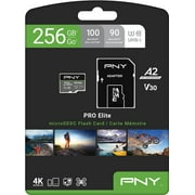 PNY 256GB Pro Elite Class 10 U3 V30 MicroSDXC Flash Memory Card