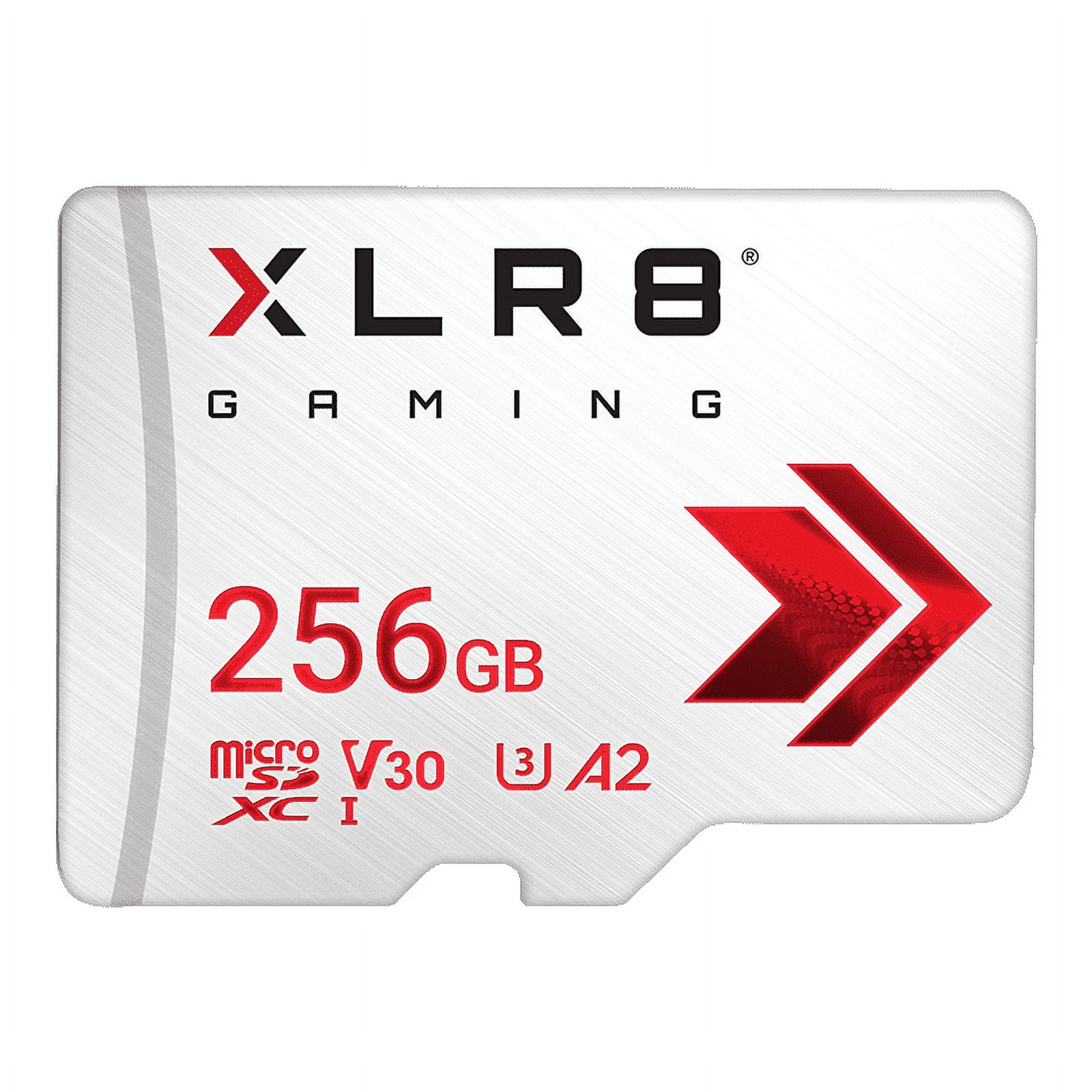 PNY 256GB XLR8 Gaming microSDXC Memory Card - 100MB/s UHS-I U3 V30