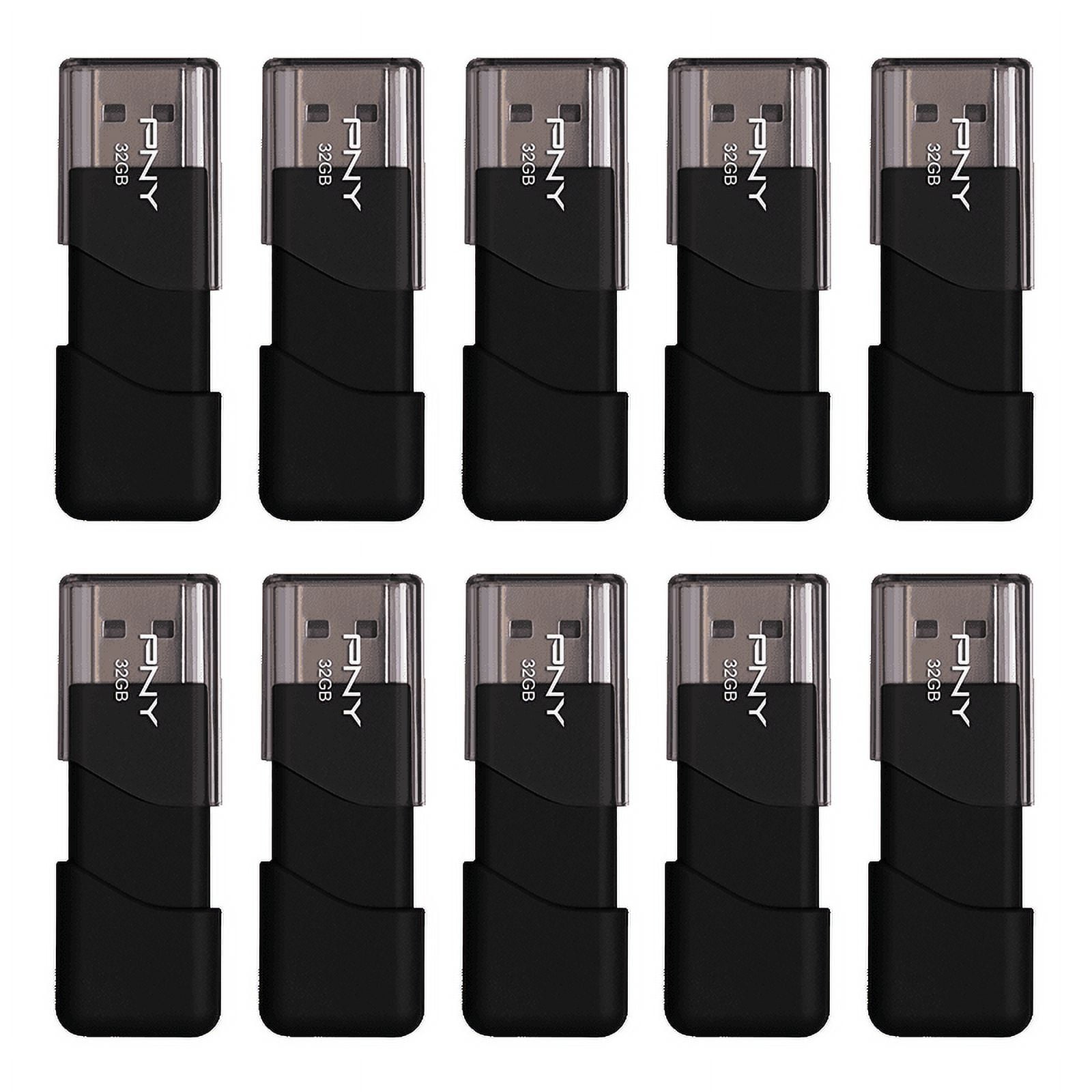 PNY 32GB Attaché 3 USB 2.0 Flash Drive 10-Pack