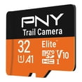 thumbnail image 1 of PNY 32GB Elite Class 10 U1 V10 A1 microSDHC Trail Camera Flash Memory Card – Read Up to 100MB/s, UHS-I, HD Photo & Video, Outdoor Camera, Tactile Use, Wildlife Enthusiasts (Packaging May Vary), 1 of 10