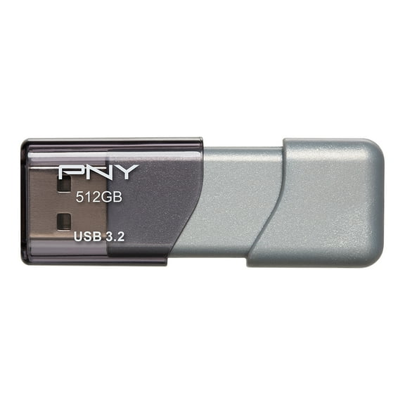 PNY 512 GB USB 3.0 Flash Drive 2.49 x 0.75 x 0.38 Inches