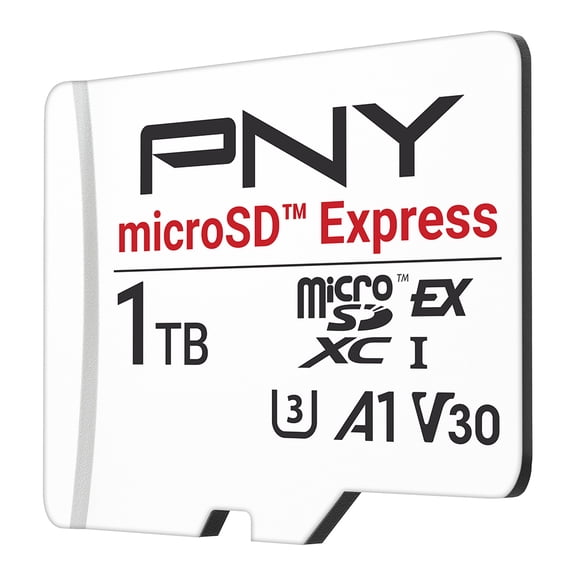 PNY microSD™ Express 512GB UHS-I U3 V30 A1 microSDXC Flash Memory Card, up to 890 Read & up to 810 Write, Compatible with Nintendo Switch 2