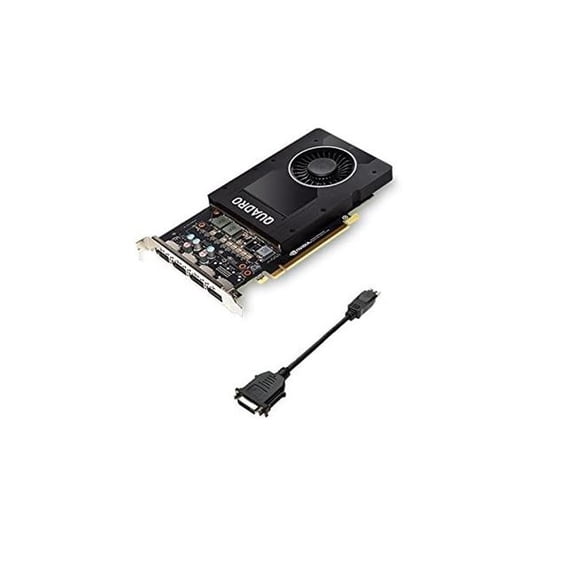 5GB PNY Quadro P2000 4x DisplayPort PCI-Express x16 Graphics Card VCQP2000-BLK