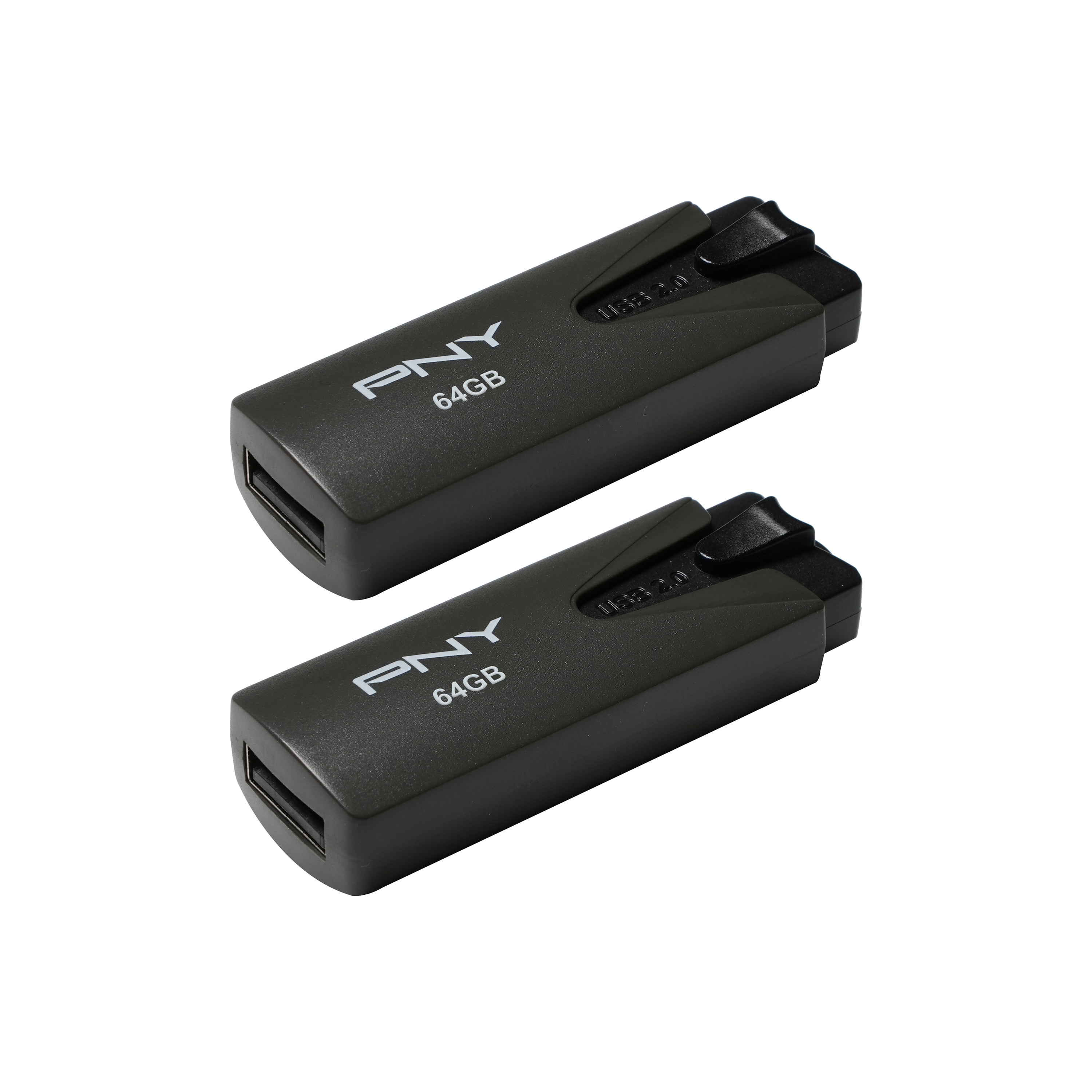 PNY 64GB Attache USB 2.0 Flash Drive 2 Pack