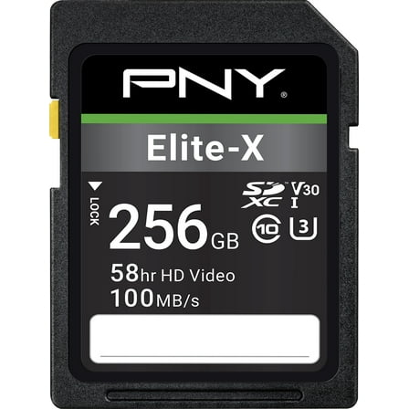 PNY Elite-X 256GB Micro SDXC Flash Memory Card