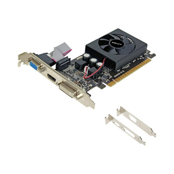 PNY GeForce GT 610 - Graphics card - GF GT 610 - 1 GB DDR3 - PCIe 2.0 x16 - DVI, D-Sub, HDMI