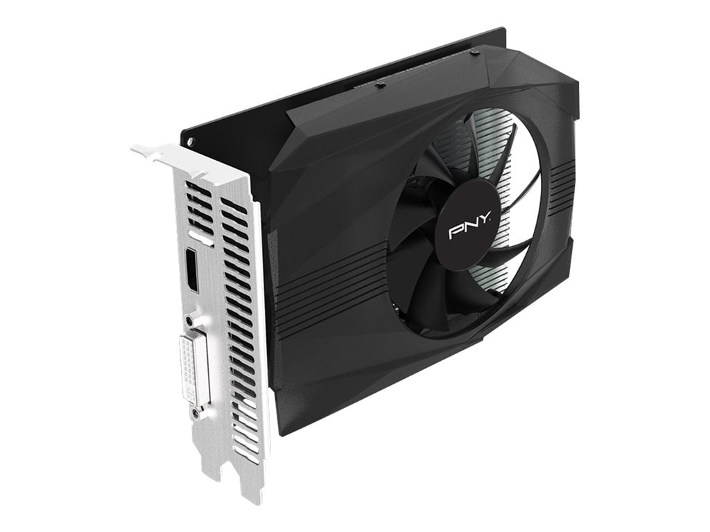 PNY GeForce GTX 1650 Single Fan - Graphics card - GF GTX 1650 - 4 GB GDDR5 - PCIe 3.0 x16 - DVI, HDMI