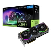 PNY NVIDIA GeForce RTX™ 5080 Epic-X™ ARGB OC Triple Fan, Graphics Card 16GB GDDR7, 2.99-Slot