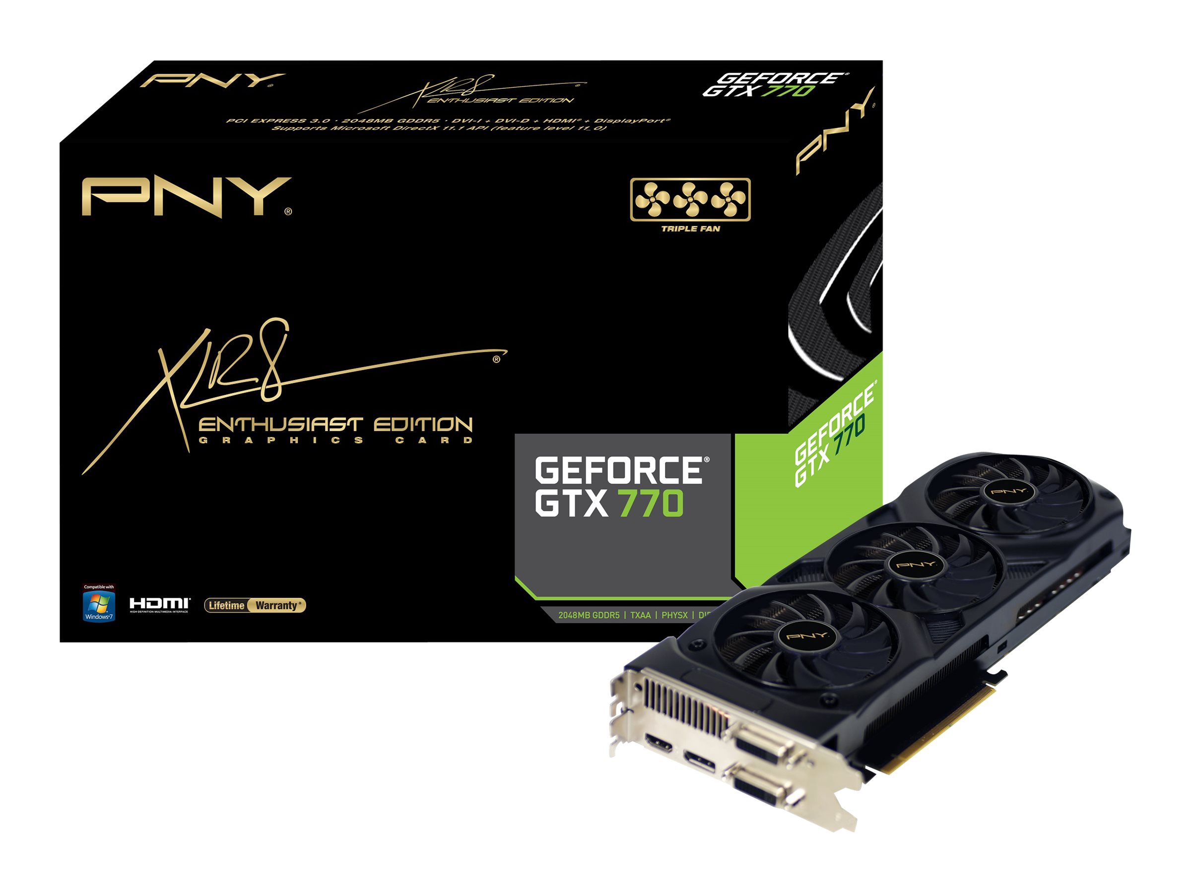 PNY XLR8 GeForce GTX 770 - Enthusiast Edition - graphics card - GF GTX ...