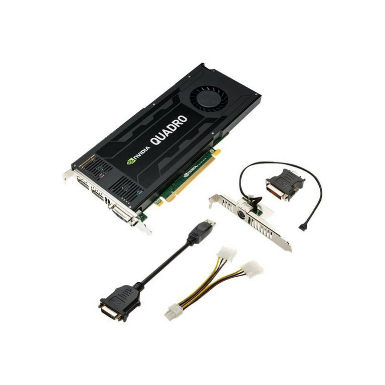 PNY NVIDIA Quadro K4200 Graphic Card, 4 GB GDDR5, Full-height
