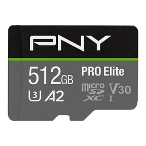 PNY PRO Elite Class 10 U3 V30 512GB Micro SDXC Flash Memory Card