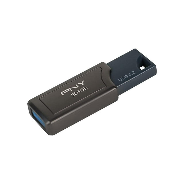 PNY PRO Elite V2 USB 3.2 Gen 2 Flash Drive - 256 GB - USB 3.2 (Gen 2) - 600 MB/s Read Speed - 250 MB/s Write Speed - Black - 2 Year Warranty