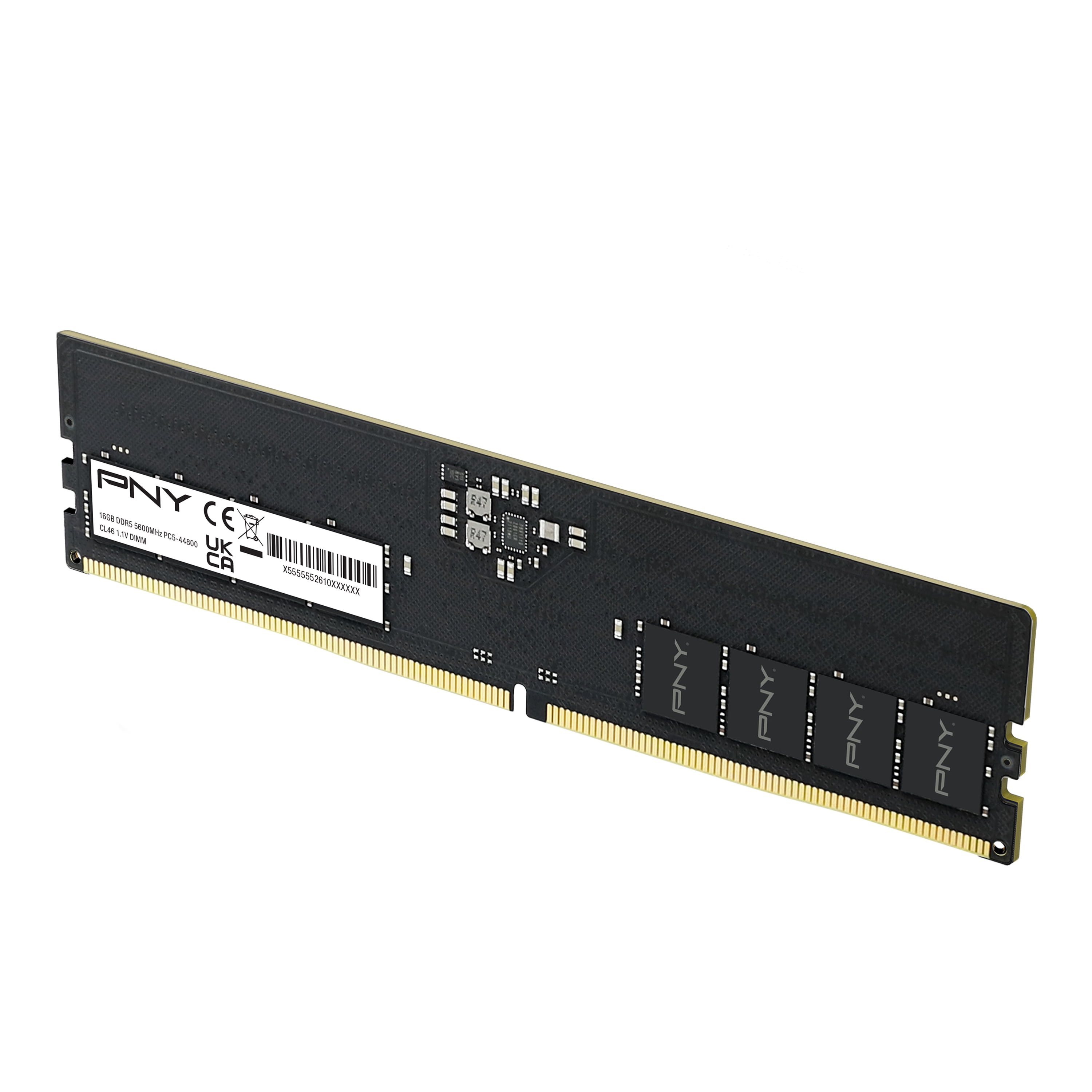 PC5-44800 CL46 16GB DDR5 メモリ PNY Performance 16GB (1x16GB) DDR5 RAM 5600MHz (PC5-44800) - CL46