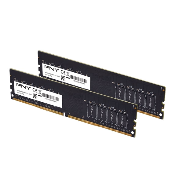 PNY Performance 32GB (2x16GB) DDR4 3200MHz (PC4-25600) CL22 1.2V Desktop Memory Kit