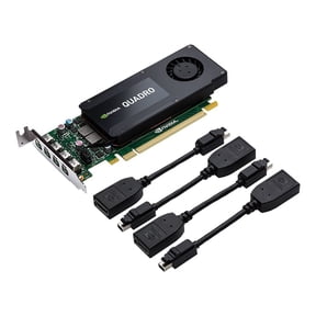 PNY Quadro K1200 VCQK1200DVI-PB 4GB 128-bit GDDR5 PCI Express 2.0 ATX or SFF Workstation Video Card for DVI