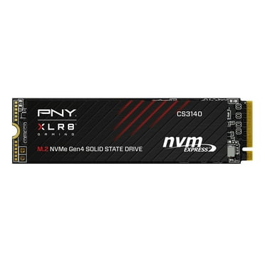 PNY - CS3140 2TB Gen4 x 4 PCIe NVMe M.2 2280 SSD – Up to 7,500/6,850 MB/s – M280CS3140-2TB-RB