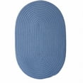 thumbnail image 1 of PO55R108X132 Port Royale - Blue 9x11 Rug, 100% Polypropylene - Oval., 1 of 2