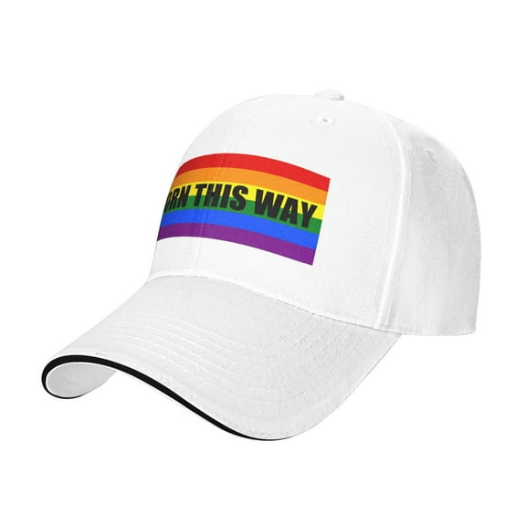 POBUDS - BORN THIS WAY 3 Baseball Cap Adjustable Size for Running Workouts and Outdoor Activities All Seasons casquette for Men Women