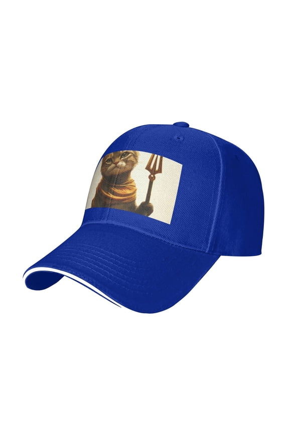 - Cat King Baseball Cap Adjustable Size for Running Workouts and Outdoor Activities All Seasons casquette for Men Women
