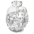 thumbnail image 1 of POBUDS Hoodie, Regular Fit Sporty Pullover Hooded Sweatshirt for Men Women Cinque Terre Italy Town M, 1 of 6