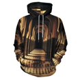 thumbnail image 1 of POBUDS Hoodie, Regular Fit Sporty Pullover Hooded Sweatshirt for Men Women Islamic Architecture XL, 1 of 6