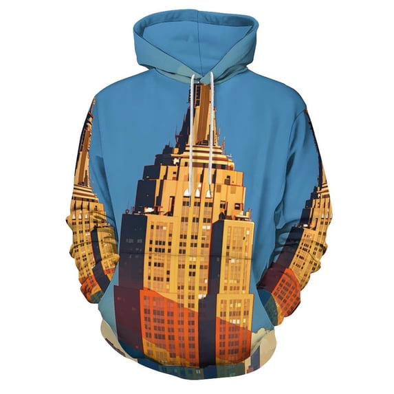 POBUDS Hoodie, Regular Fit Sporty Pullover Hooded Sweatshirt for Men Women Tr3kdq1h L