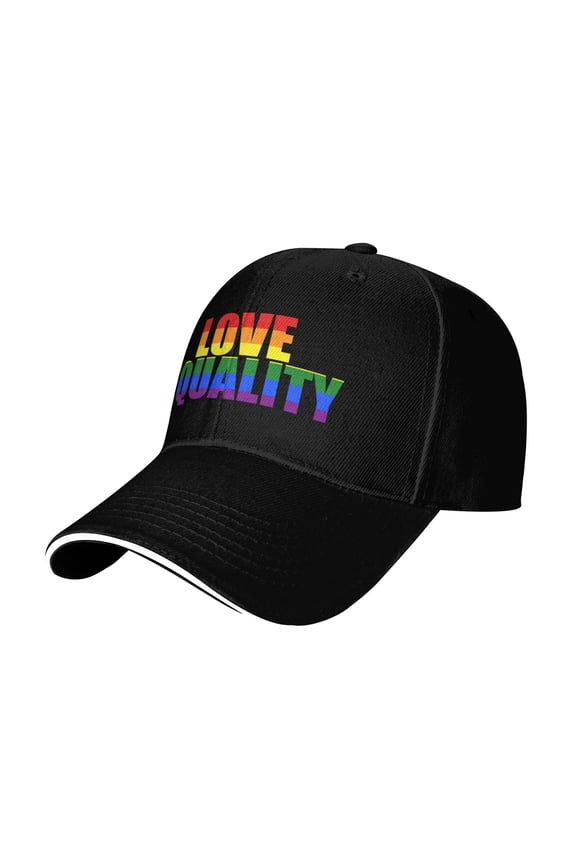 - LOVE EQUALITY 2 Baseball Cap Adjustable Size for Running Workouts and Outdoor Activities All Seasons casquette for Men Women