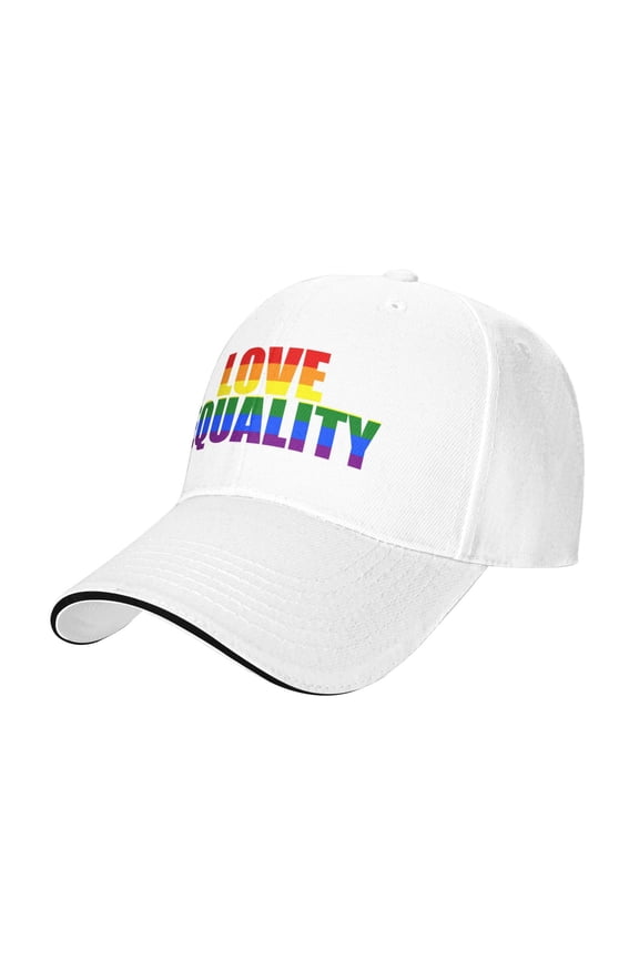 - LOVE EQUALITY 2 Baseball Cap Adjustable Size for Running Workouts and Outdoor Activities All Seasons casquette for Men Women
