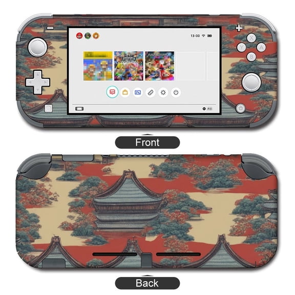 POBUDS Switch 2 Skin | Sticker Wrap Vinyl Decal | Set Compatible with Nintendo Switch ( Switch 2, China Old-School House)