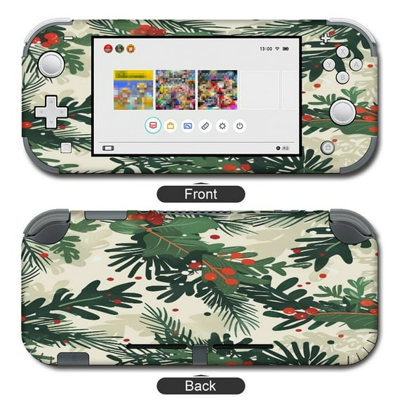 POBUDS Switch 2 Skin | Sticker Wrap Vinyl Decal | Set Compatible with Nintendo Switch ( Switch 2, Christmas Plants)