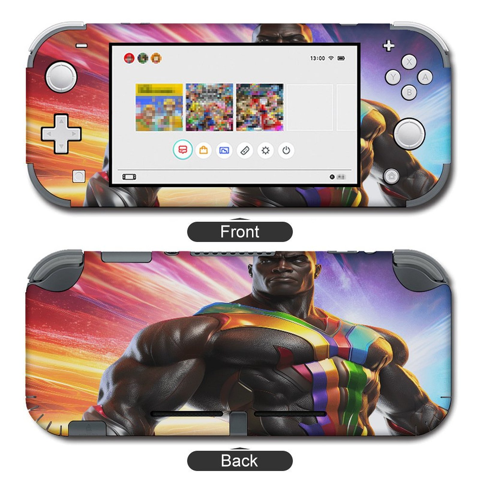 Switch Logo Sticker POBUDS Switch Skin | Sticker Wrap Vinyl Decal | Set Compatible with ...
