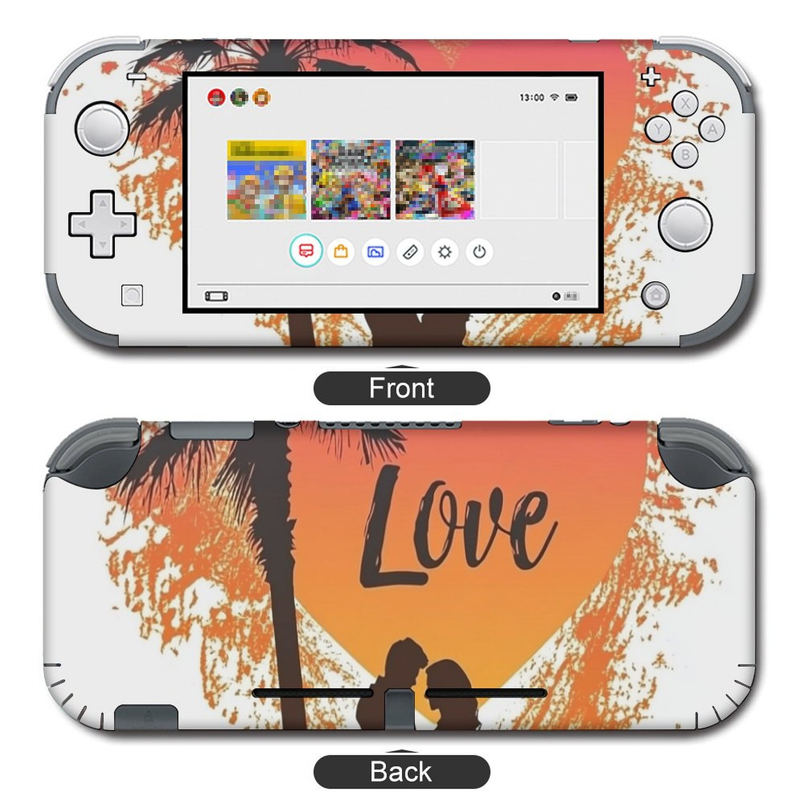 Switch Logo Sticker POBUDS Switch Skin | Sticker Wrap Vinyl Decal | Set Compatible with ...