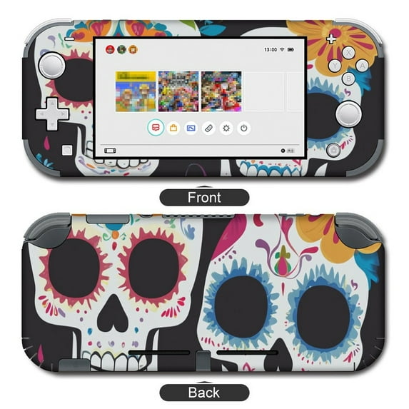 POBUDS Switch Skin | Sticker Wrap Vinyl Decal | Set Compatible with Nintendo Switch ( Switch OLED Model, Day of The Dead Dia De Los Muertos)